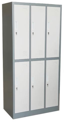 Un locker práctico para guarda ropa limpia y sucia